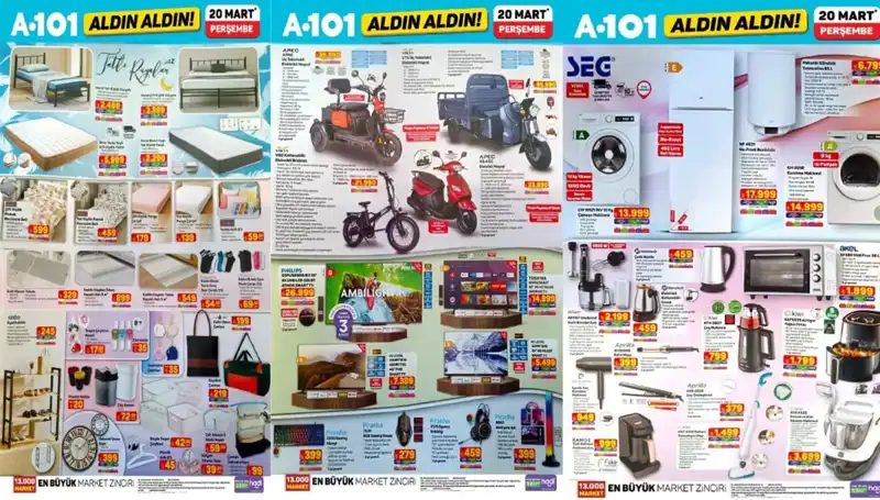 A101 Aktüel Kataloğu 20 Mart’ta Alışveriş Severleri Şaşırtacak!