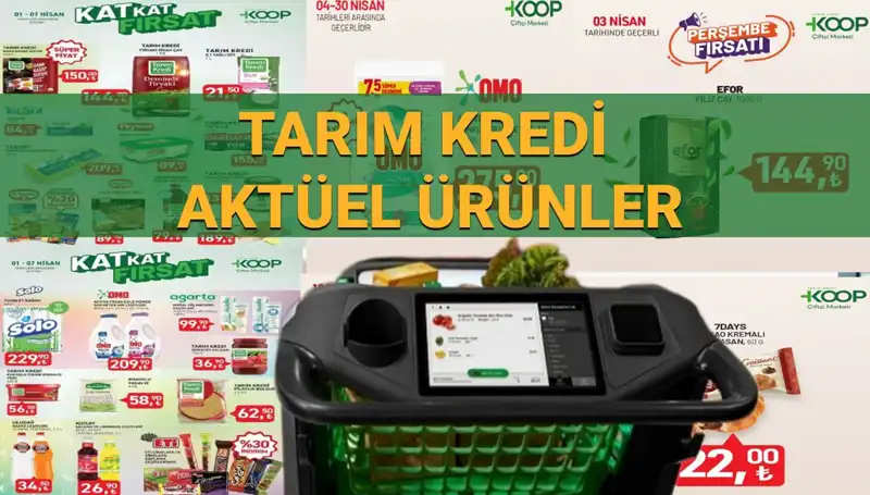 Tarım Kredi Marketleri'nin 4-7 Nisan İndirimleriyle Tasarruf Zamanı
