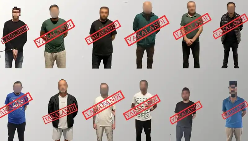 Kırmızı Bültenle Aranan 12 Kişi, Ulusal Operasyonda Yakalandı