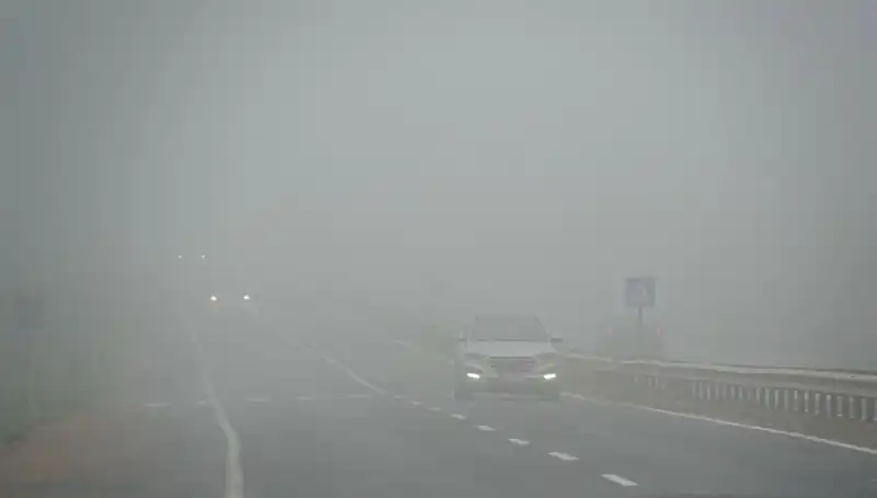 Tekirdağ'da Görüş Mesafesini Sıfıra İndiren Gizemli Sis