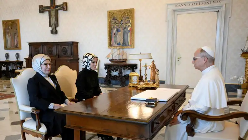 Emine Erdoğan, Papa Leo ile Gazze İçi Görüşmelere İvme Kazandırdı