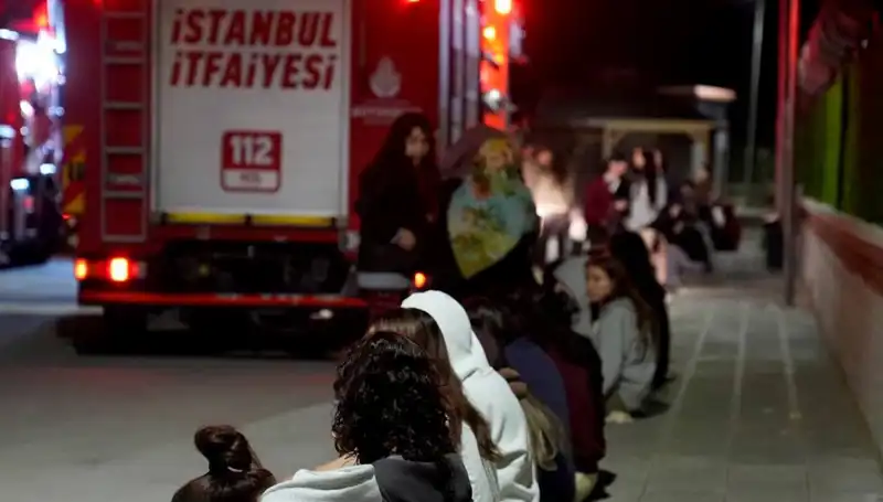 Kız Öğrenci Yurdunda Çıkan Yangın: 2500 Kişilik Yurt Alarmda!