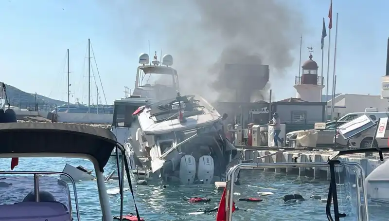 Bodrum'da Tekne Patlaması: Turistler Arasında Korku Dolu Anlar Yaşandı
