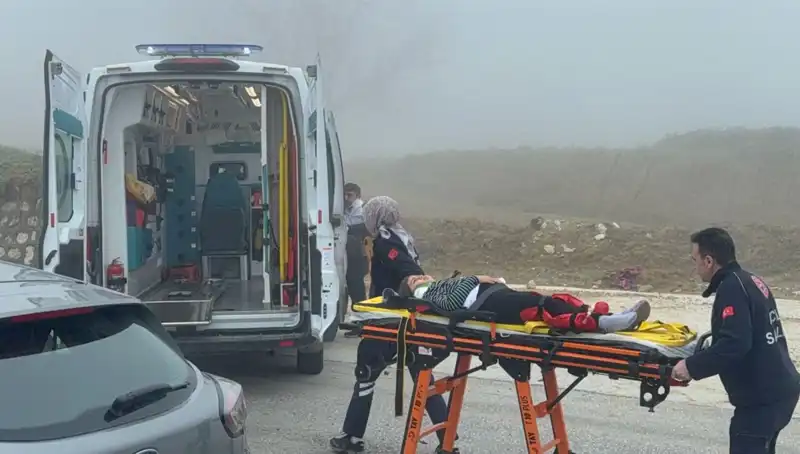 Düzce'de Yoğun Sis Kazası: İki Araç Çarpıştı, 6 Kişi Yaralandı