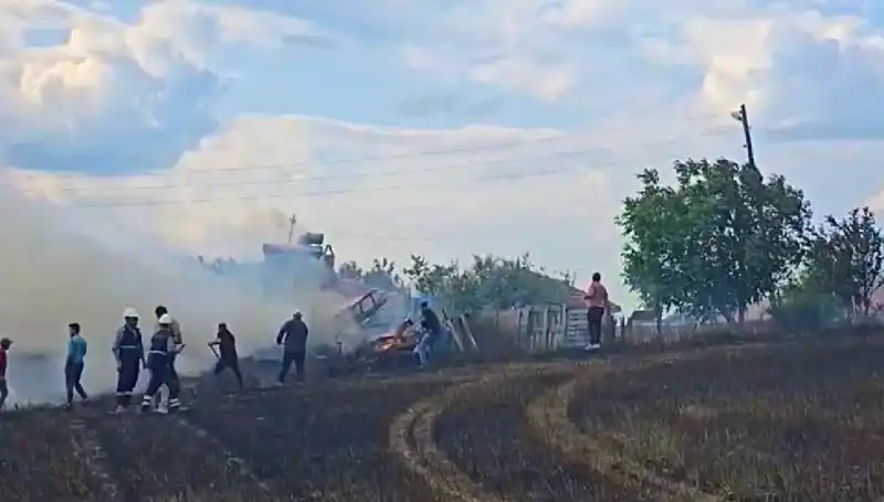 Tarlayı Kundaklayan Şahis, 96 Saat İçinde Esrarengiz Bir Operasyonla Yakalandı!