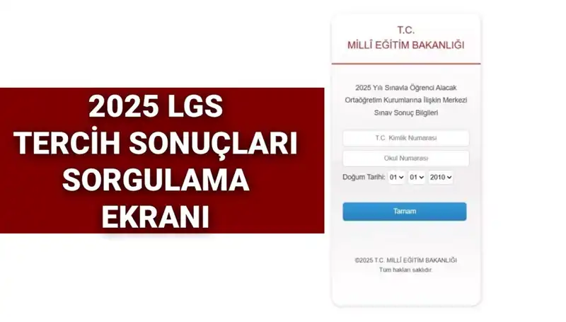 2025 LGS Tercih Sonuçları: MEB Sorgulama Ekranı ile Öğrenin