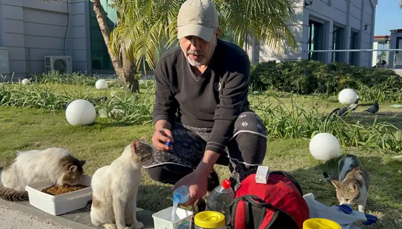 59 Yaşındaki Adamın Günde 8 Kilometre Yürüyüşü: Merhametiyle Takdir Topladı