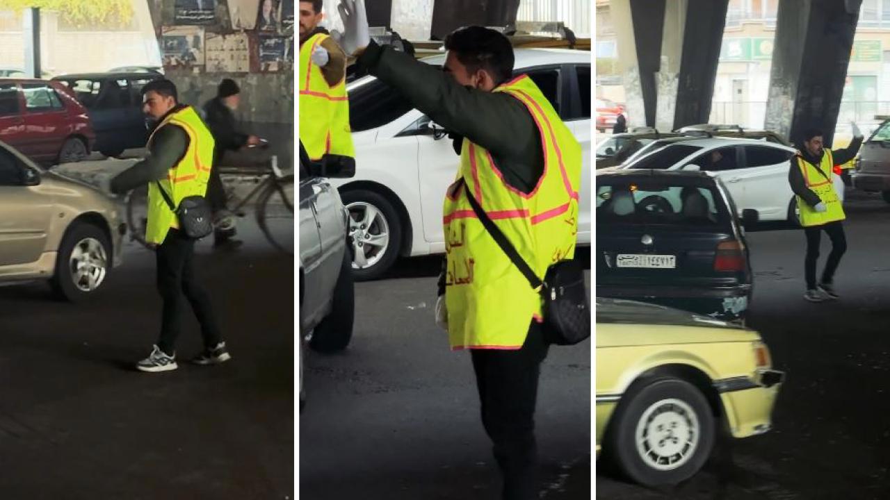 Suriye'de trafik gönüllülerin sorumluluğunda