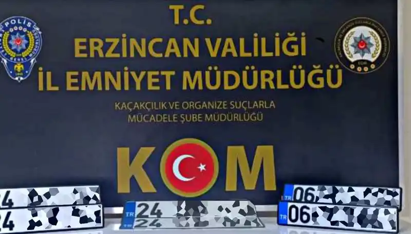 Erzincan’da Dev APP Plaka Operasyonu: Suç Ağı Çökertildi!