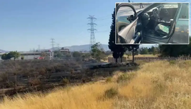 İzmir'de Yangın Alarmı: Otluk Alanından AVM Otoparkına Sıçrayan Alevler