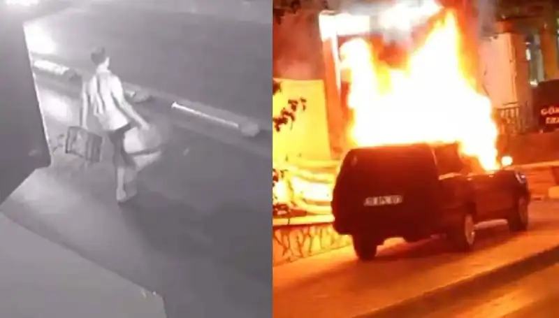 Boşanma Krizi Sonrası Eşinin Aracını Yakan Adam Yakalandı