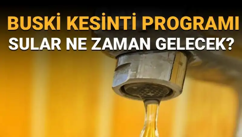 Bursa Nilüfer’de Su Kesintisi Ne Zaman Bitecek? BUSKİ Açıklama Yayımladı