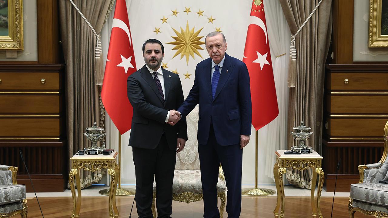 Cumhurbaşkanı Erdoğan'ın Suriye Dışişleri Bakanı Şeybani Kabulü