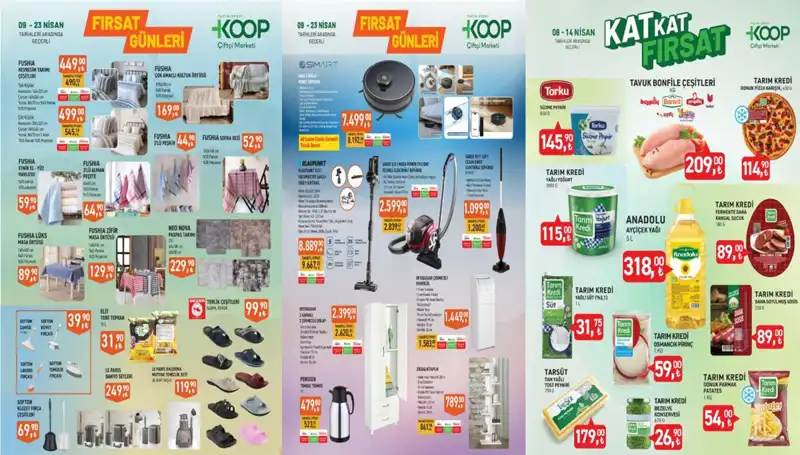 Tarım Kredi KOOP Marketlerinde Nisan İndirimleri: Ekmeklikten Kitaplığa Her Şey İçin Fırsatlar!