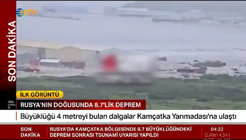 Kamçatka Kıyılarında İlk Tsunami Dalgaları Geliyor: Neler Oluyor?